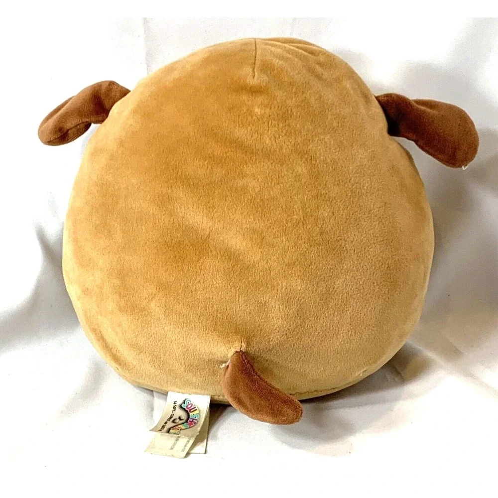 Squishmallow Duffy Love Puppy Dog 9 inch Brown Kellytoy Valentine Heart‎ 2017